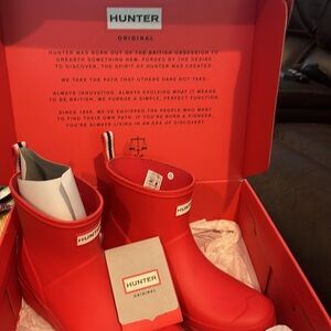 Hunter rain boots